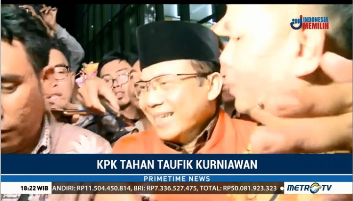 Taufik Kurniawan Ditahan