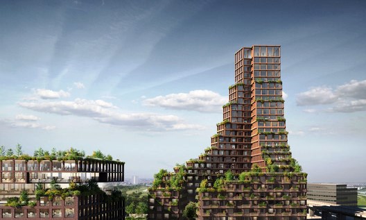 Di Kopenhagen, Material Terbuang Jadi Perumahan