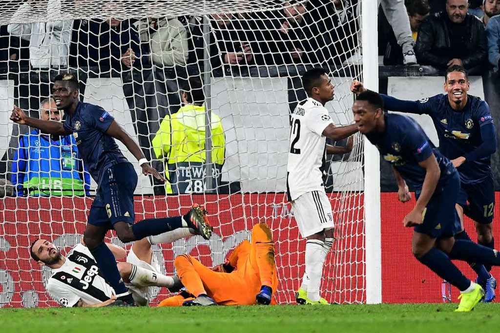 MU Tekuk Juve di Allianz Arena