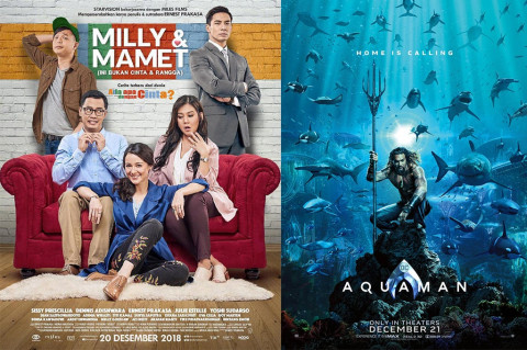 Milly & Mamet Rilis Bersama Aquaman, Ernest Prakasa Tetap Percaya Diri