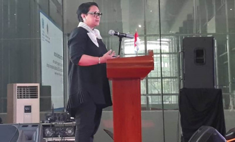 Menlu Retno Marsudi tegaskan Indonesia capai empat fokus SDGs.