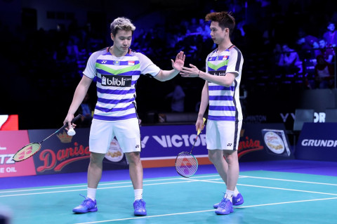 Dua Ganda Putra Indonesia Melenggang ke Semifinal