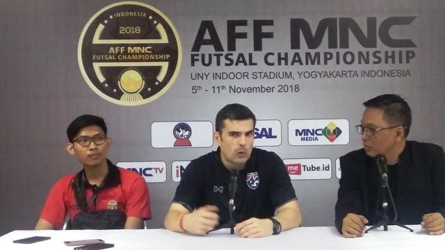 Pelatih Thailand Sebut Tim Futsal Indonesia Selevel
