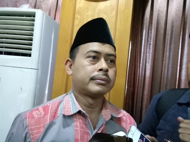 Ketua Umum Persaudaraan Alumni (PA) 212 Slamet Ma'arif. Foto: Siti Yona Hukmana/Medcom.id