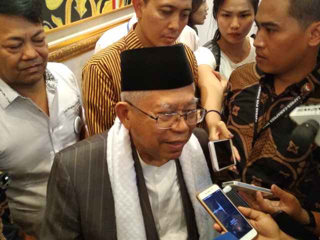 Ma'ruf Sepakat dengan Jokowi Soal Politik Genderuwo
