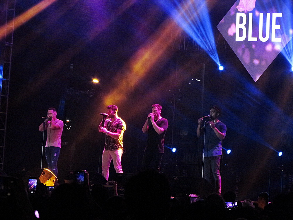 Blue di The 90's Festival, Gambir Expo Kemayoran, Jakarta Pusat, Sabtu 10 November 2018. (Foto: Medcom.id/Cecylia Rura)