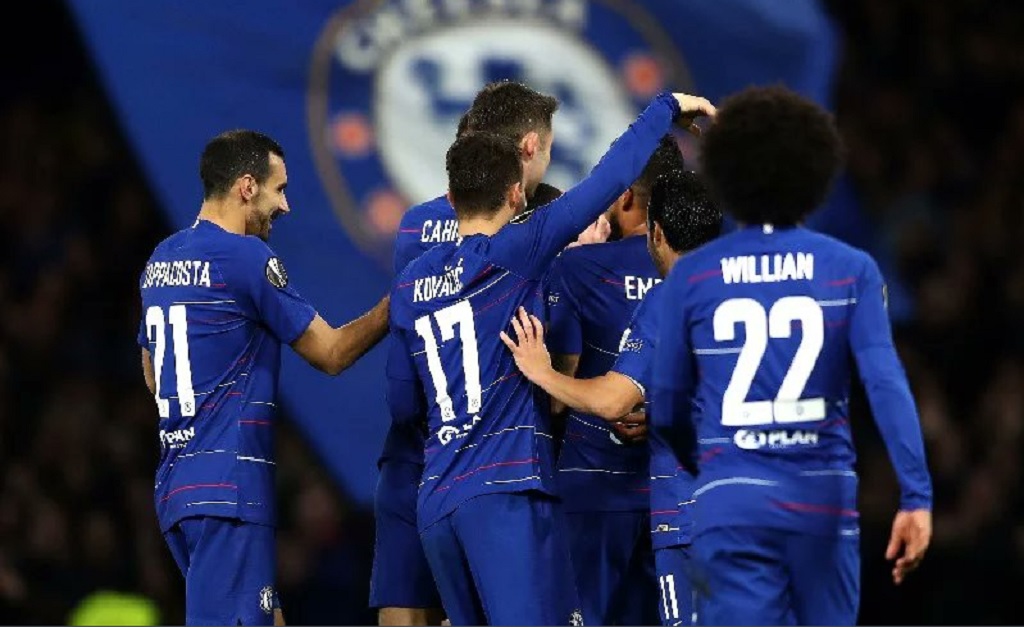 Para penggawa Chelsea (Twitter/ChelseaInsight)