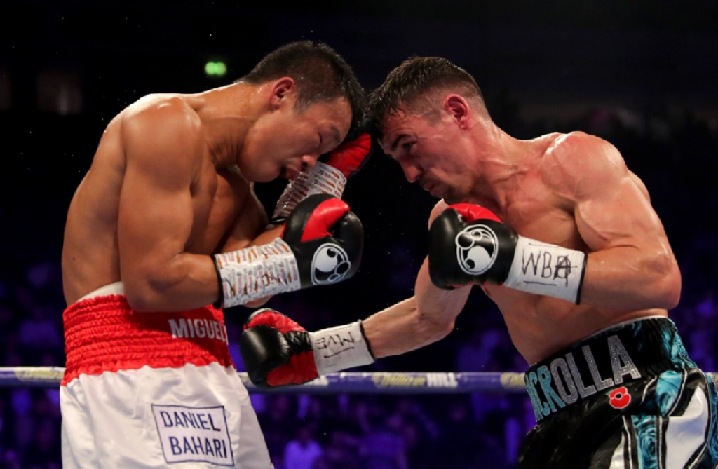 Pertarungan Daud Yordan melawan Anthony Crolla (Twitter/Boxing News)