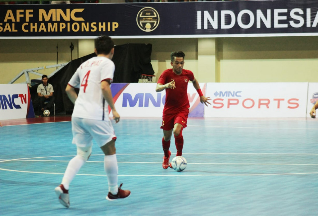 Pemain Timnas futsal Indonesia, Ardiansyah Runtuboy (Medcom.id/Ahmad Mustaqim)