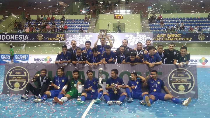 Thailand Pertahankan Gelar Juara Piala AFF Futsal dengan Susah Payah