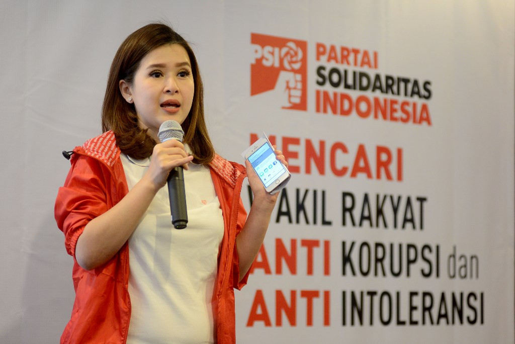 Ketua Umum PSI Grace Natalie. MI/Susanto.