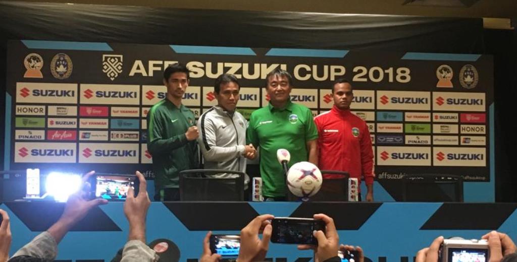 Suasana jumpa pers jelang Indonesia vs Timor Leste. (Foto: medcom.id/Rendy Renuki)