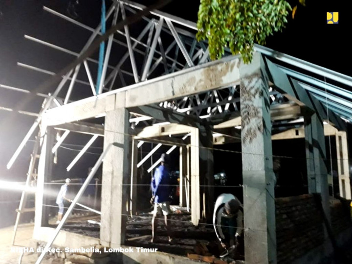 Percepat Rekontruksi, 96 Insinyur Dikirim ke Lombok