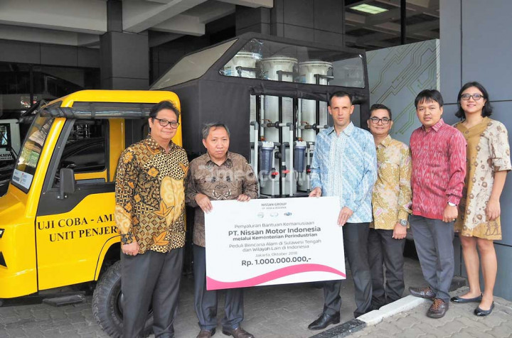 Donasi dari Industriawan Otomotif untuk Korban Gempa Palu