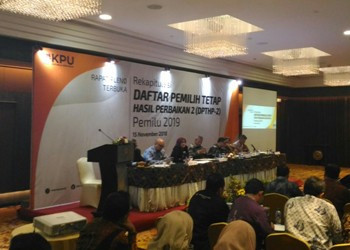 Penetapan Hasil Perbaikan DPT Tahap 2 Meleset
