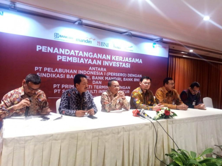 Pelindo I Disuntik Tiga BUMN Rp1,3 Triliun