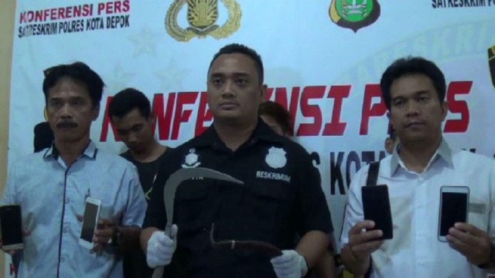 Gangster di Depok Ditangkap