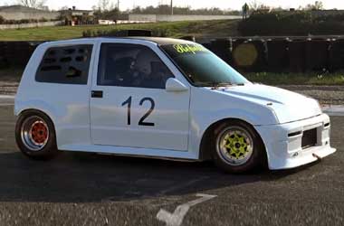 Fiat Cinquecento Pinjam Jantung Mekanis Kawasaki Ninja ZX-14R