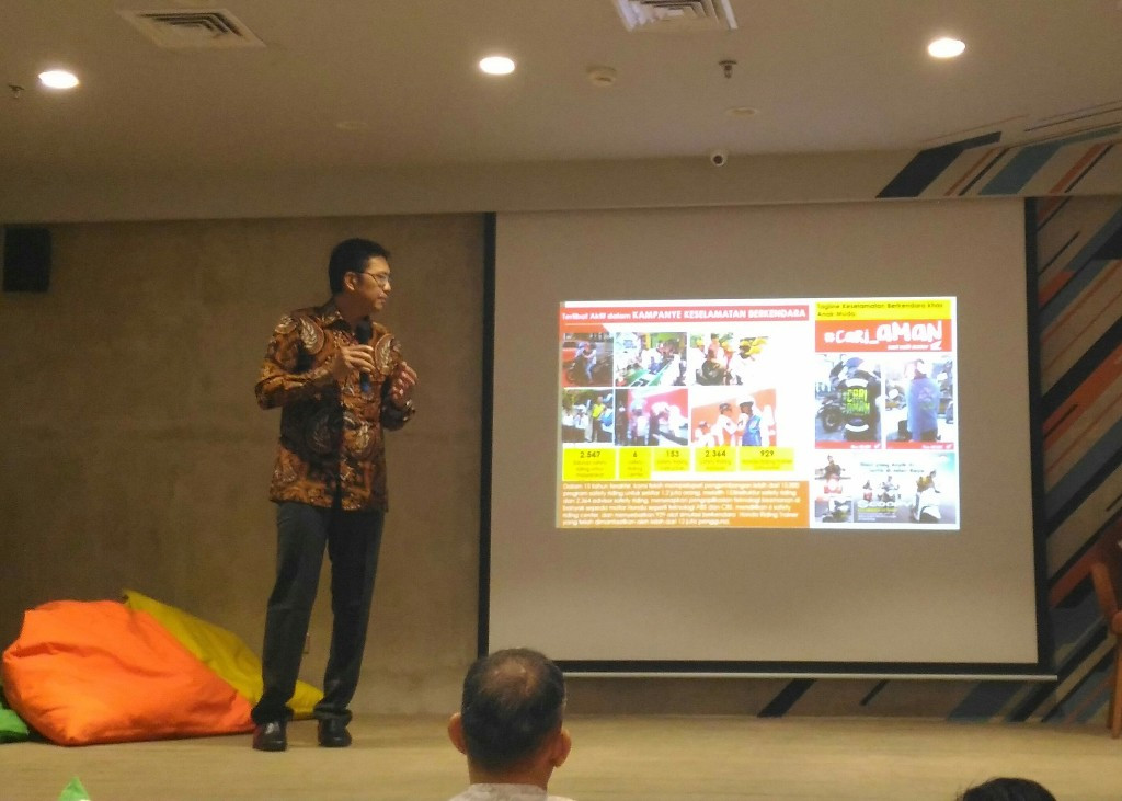 Direktur Keuangan PT AHM Erik Sadikin. (FOTO: Medcom.id/Ilham Wibowo)