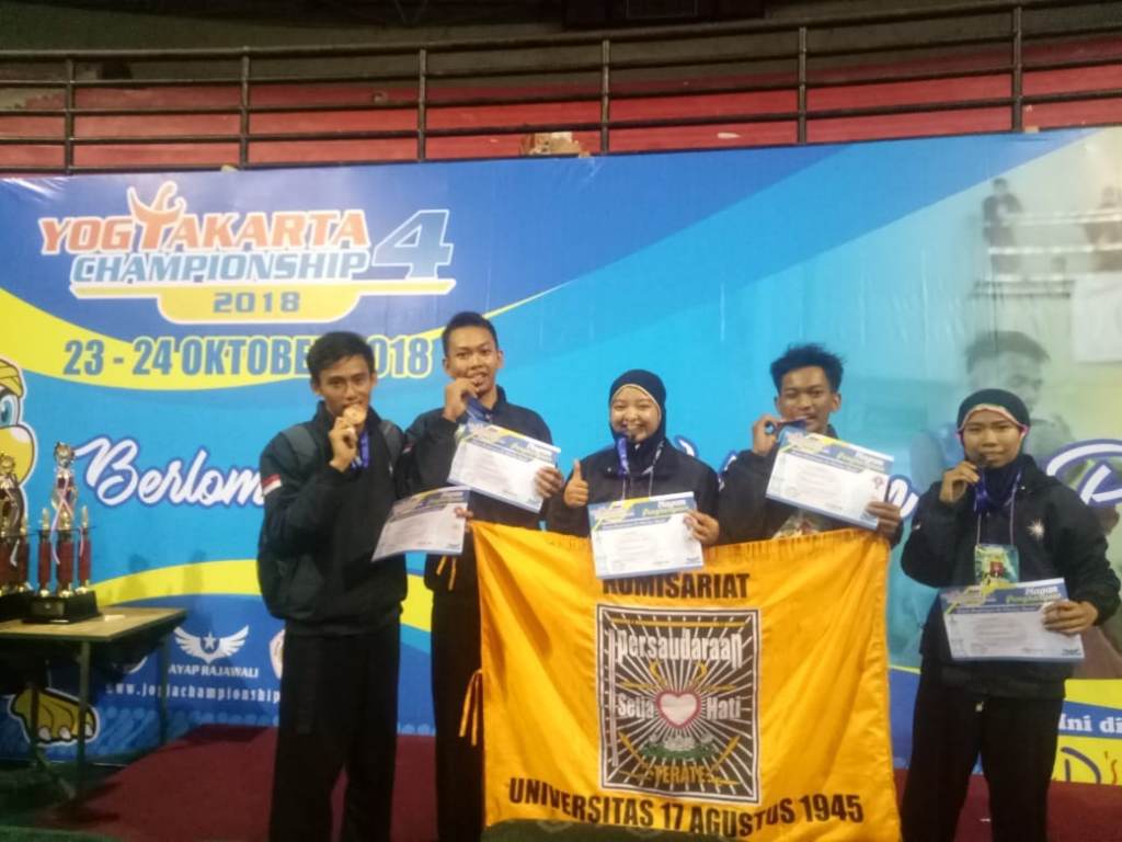 Tim Silat Untag Sabet Juara Di Yogyakarta