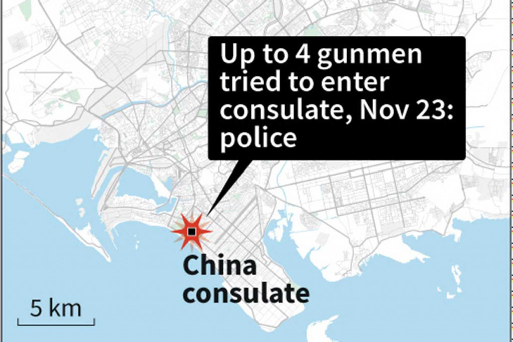 Penyerangan Konsulat Tiongkok di Pakistan Tewaskan 2 Polisi