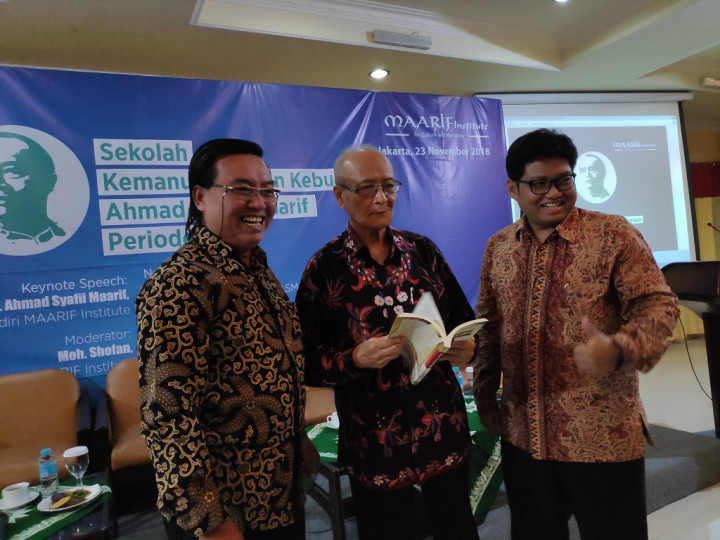 Buya Maarif Ajak Umat Islam Merawat Kewarasan