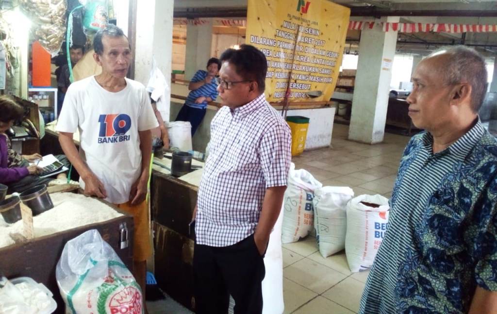 Hasil pantauan di pasar Bogor, ketersediaan pasokan dan harga pangan stabil (Foto:Dok.Kementan)