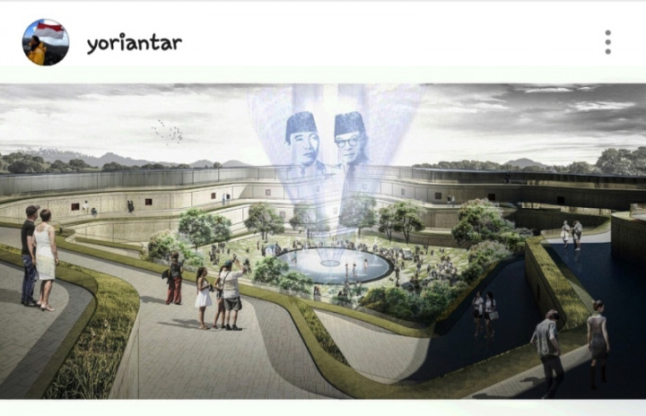 Awalnya Monumen Kapsul Waktu Berupa Hologram