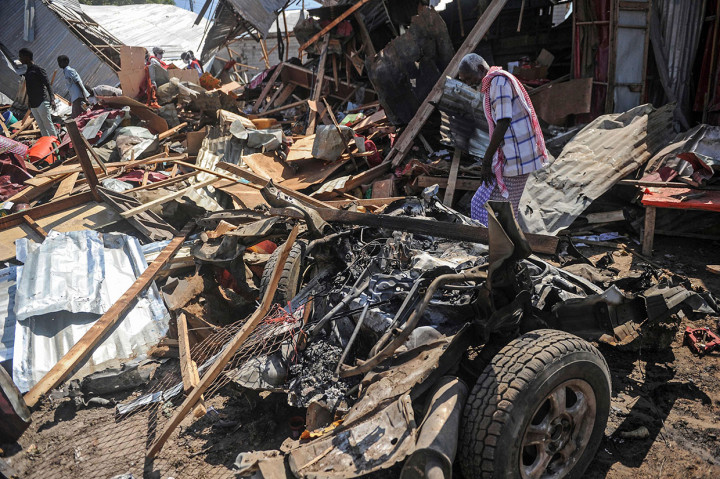 Bom di Pasar Mogadishu Tewaskan Tujuh Orang