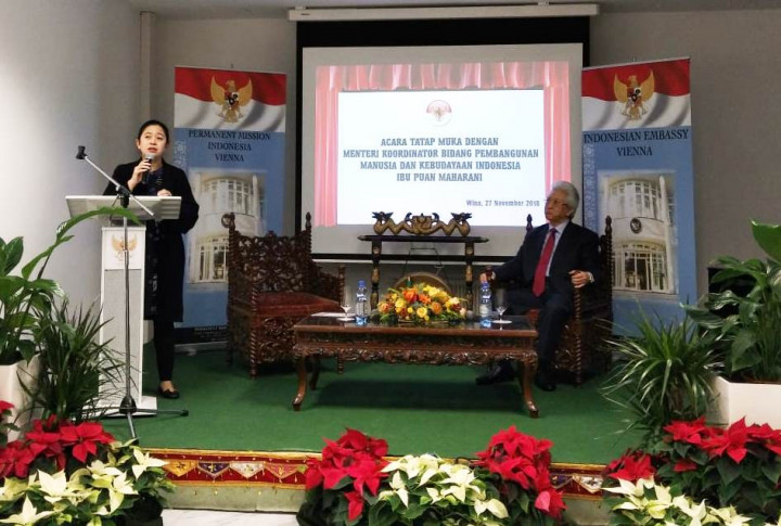 Menko PMK Beberkan Capaian Pembangunan Indonesia di Wina