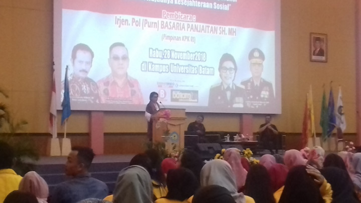 KPK Ajak Mahasiswa Awasi Para Pejabat Kepri