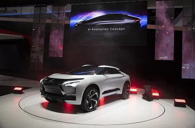 Mitsubishi E-Evolution Concept Tebar Pesona di LA Auto Show