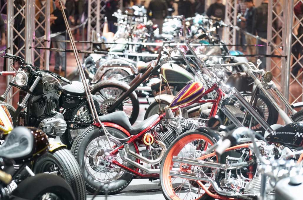 Baru dibuka, Custombike Show Jerman, langsung diseebu pengunjung. SML