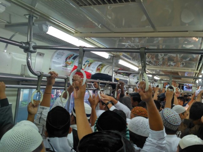 Penumpang di Stasiun Juanda Meningkat 10 Kali Lipat