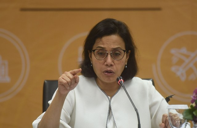 Menteri Keuangan Sri Mulyani - - Foto: Antara/ Akbar Nugroho Gumay