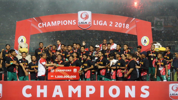 Daftar Pemenang Liga 2 Indonesia 2018
