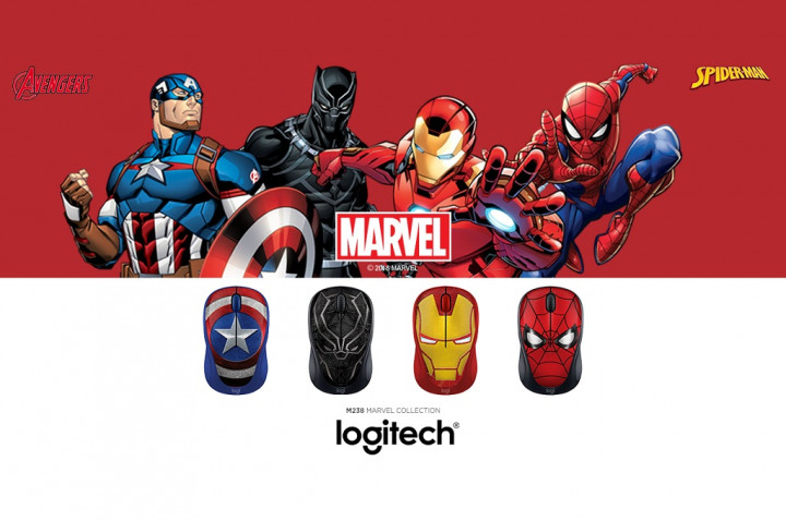 Logitech M238 Punya Edisi Marvel