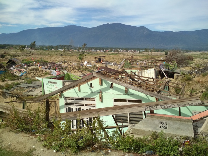 Peta Dasar Sulteng Gambarkan Sumber Awal Tsunami