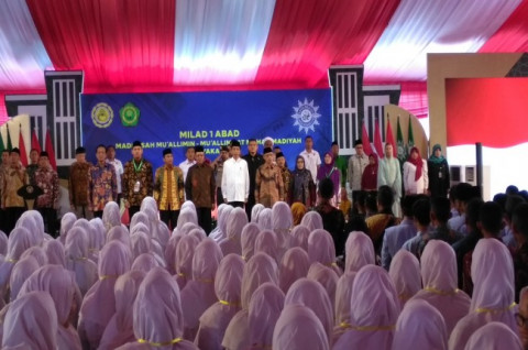 Presiden Jokowi menghadiri Milad 1 Abad Madrasah