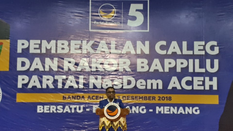 Ketua Dewan Pimpinan Wilayah (DPW) Partai NasDem Aceh, Zaini