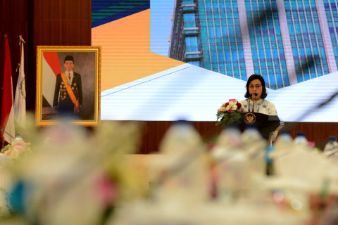 Menteri Keuangan Sri Mulyani. (FOTO: MI/Susanto)