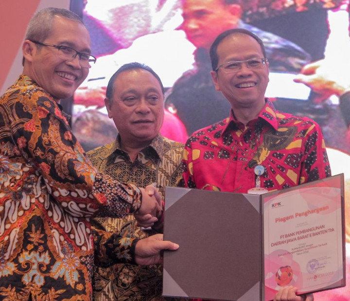 BJB Raih Penghargaan dari KPK