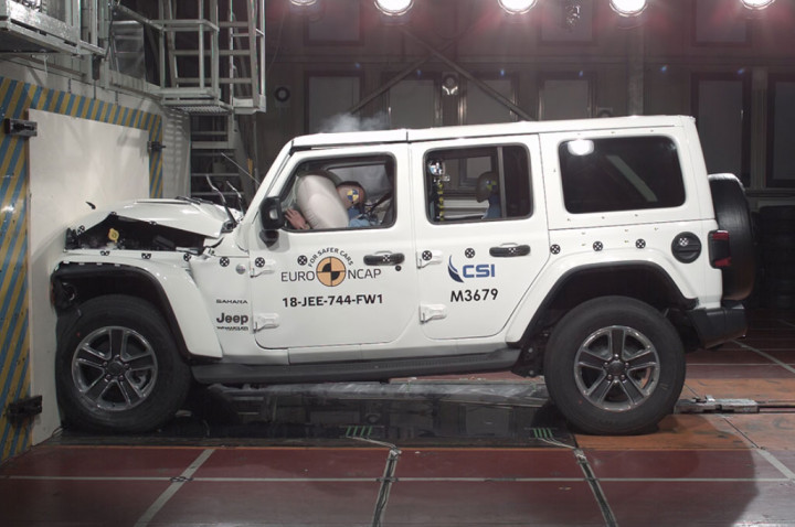 Senasib Confero, All New Jeep Wrangler Hanya Dapat 1 Bintang Uji Tabrak