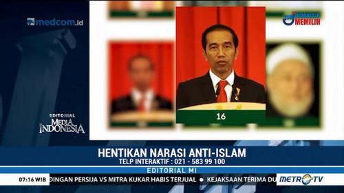 Hentikan Narasi Anti-Islam