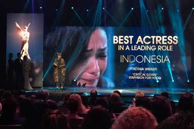 Adinia Wirasti Aktris Terbaik di Festival Film Tingkat Asia