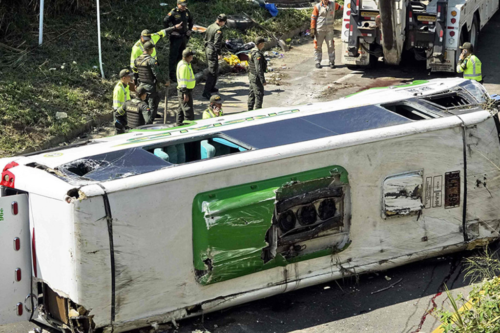Kecelakaan Bus di Kolombia Tewaskan 9 Orang
