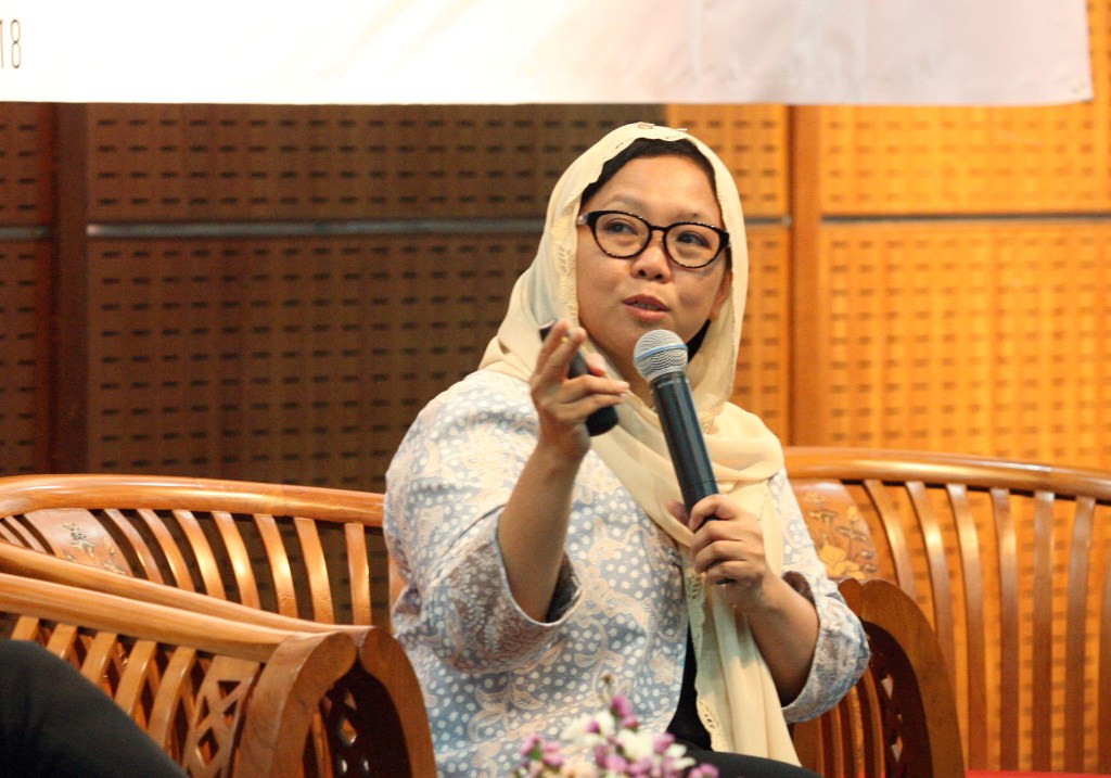 Kordinator Nasional GUSDURian Network Indonesia Alissa Wahid. (MI/Adam Dwi)