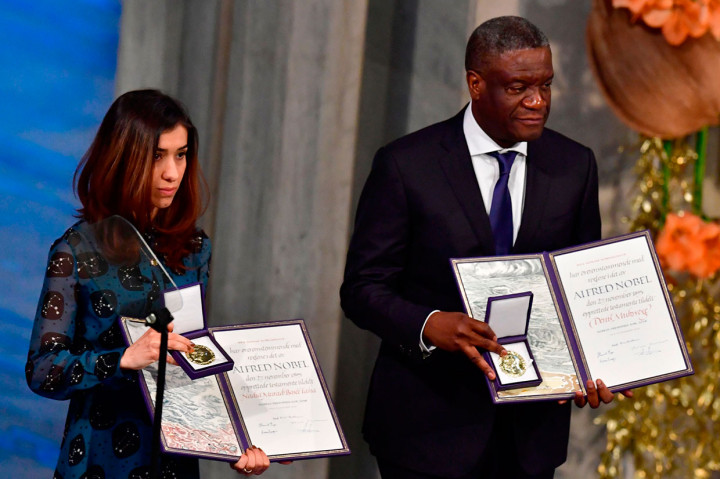 Nadia Murad Terima Nobel Perdamaian 2018