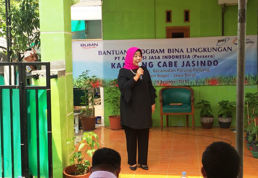 Kepala Biro Program Kemitraan dan Bina Lingkungan PT Jasindo (Persero) Reni Rizal (Foto:Medcom.id/Gervin Nathaniel Purba)