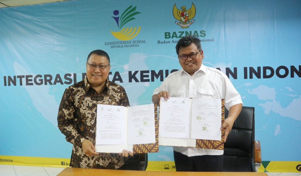 Dirjen PFM Kemensos Andi ZA Dulung dan Direktur Utama BAZNAS Arifin Purwakananta (Foto:Dok)